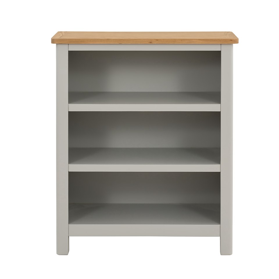 Norbury Low Bookcase - Grey