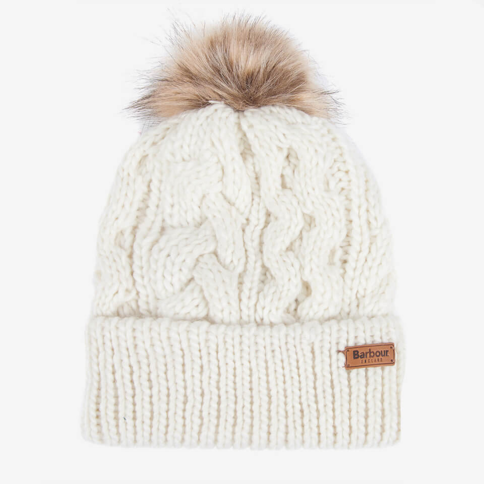 Barbour Women's Penshaw Cable Knit Beanie - Cloud