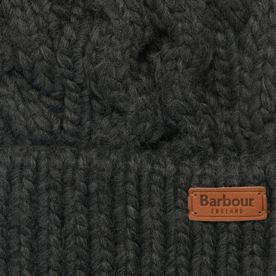 Barbour Women's Penshaw Cable Knit Beanie - Charcoal