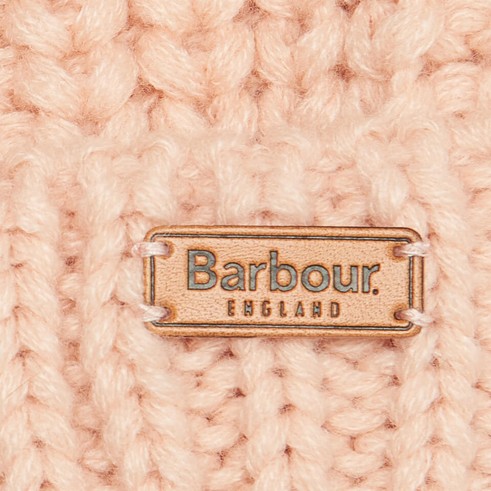 Barbour Women's Barbour Saltburn Beanie/Boucle Scarf Gift Set - Pink/Grey