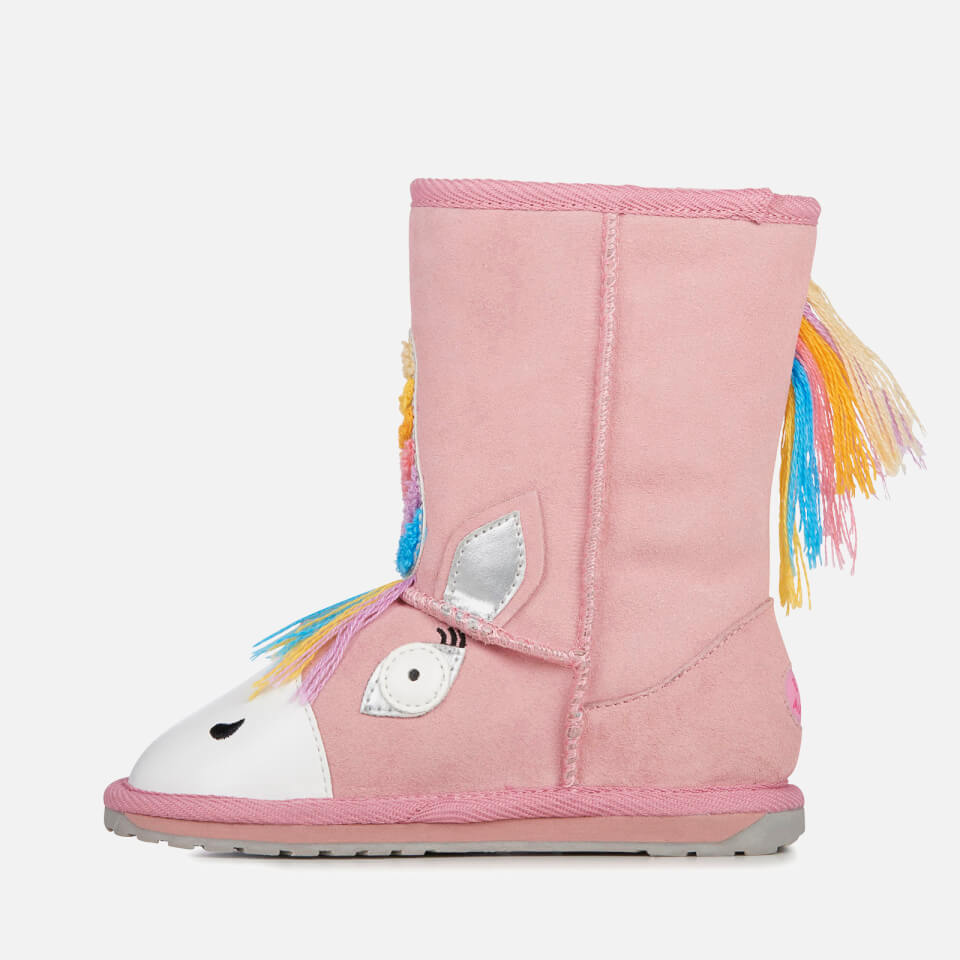 EMU Australia Toddlers' Magical Unicorn Sheepskin Boots - Pale Pink