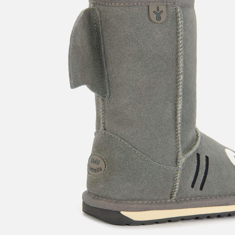 EMU Australia Kids Little Creatures Shark Boots Putty Allsole