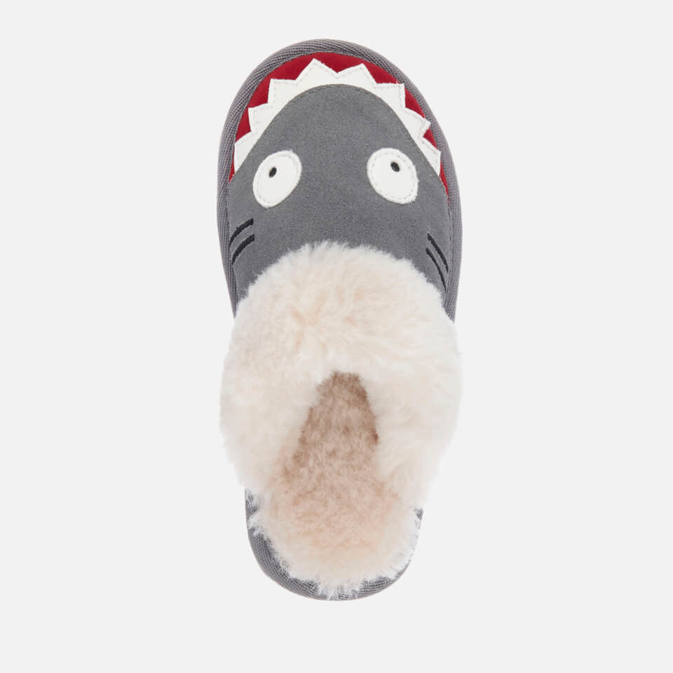 EMU Australia Kids' Shark Slippers - Charcoal