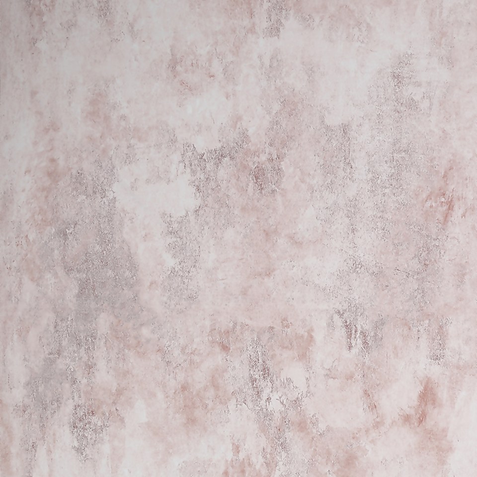 House Beautiful Storm Plaster Pink Wallpaper