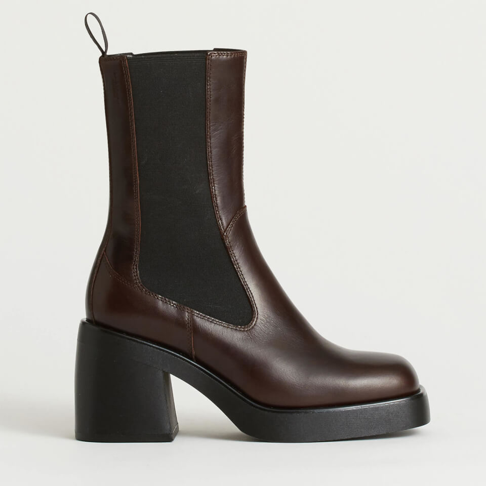 Vagabond Women's Brooke Leather Heeled Chelsea Boots - Jave