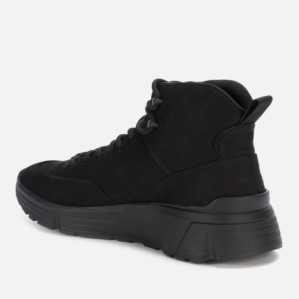 Black double sole hiking sneaker boots sales