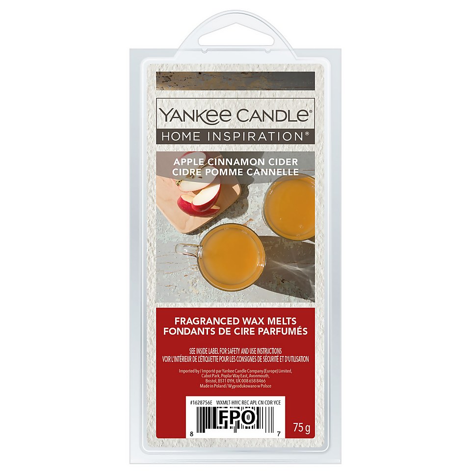 Yankee Candle Home Inspiration Wax Melt Apple Cinnamon Cider Homebase