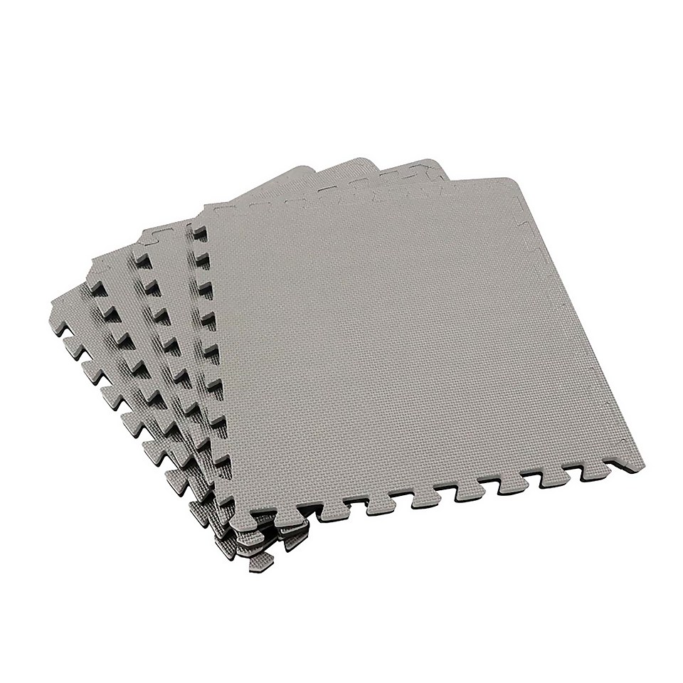 Double Sided 20mm Foam Mat 50x50cm Homebase