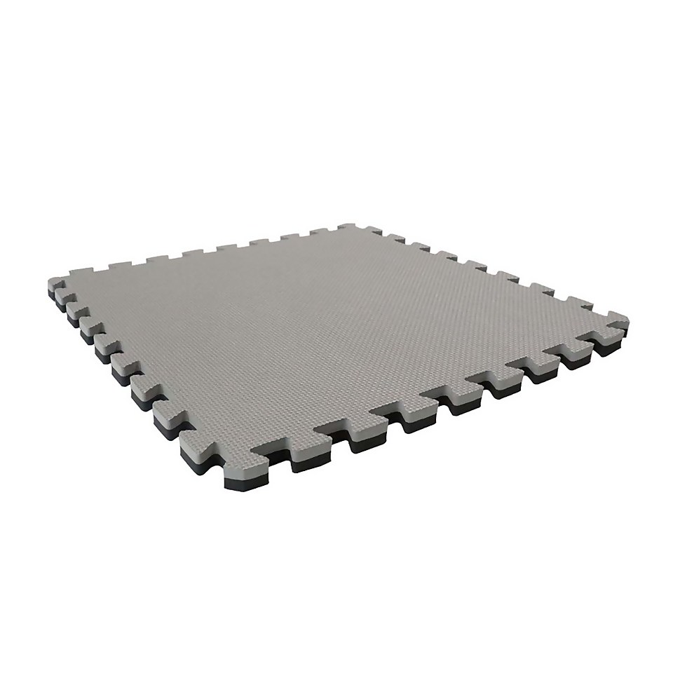 Double Sided 20mm Foam Mat 50x50cm Homebase