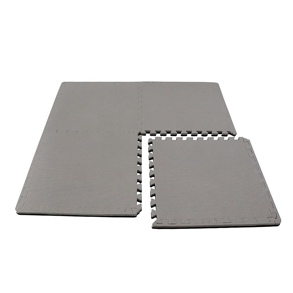 Double Sided 20mm Foam Mat 50x50cm Homebase