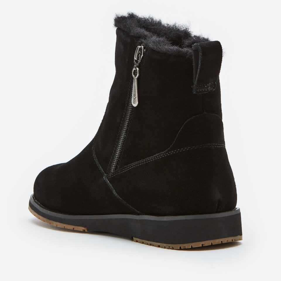 EMU Australia Women's Beach Mini Water Resistant Suede Boots - Black