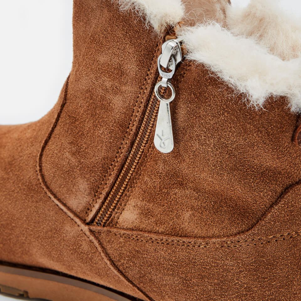 EMU Australia Women's Beach Mini Water Resistant Suede Boots - Chestnut
