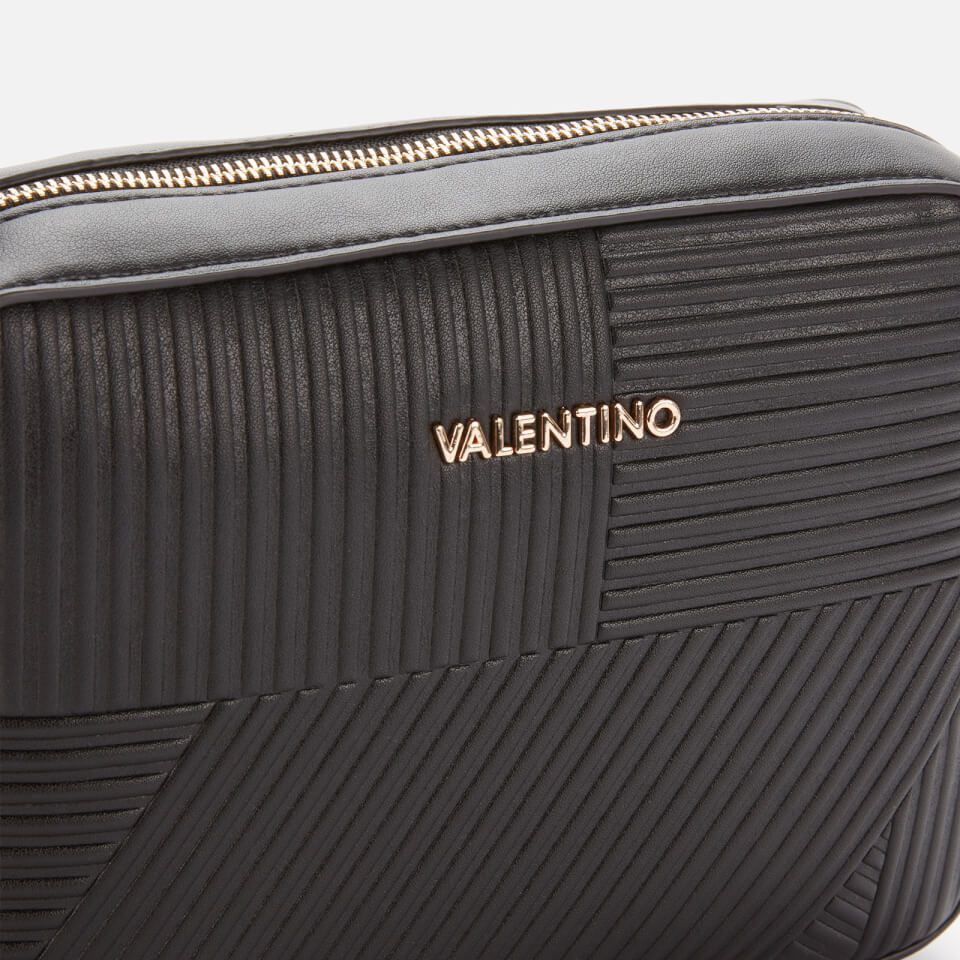 Valentino Bags Women's Plane Quilted Cross Body Bag - Black