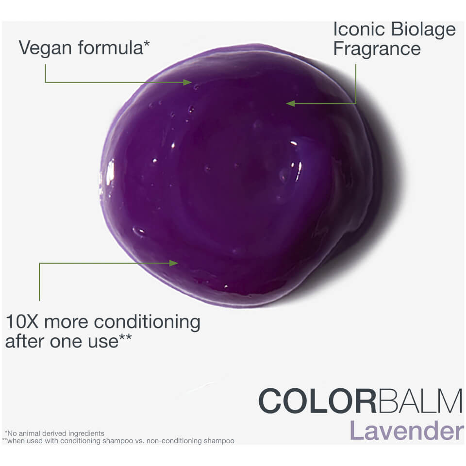 Biolage ColorBalm Lavender Colour Depositing Conditioner 250ml