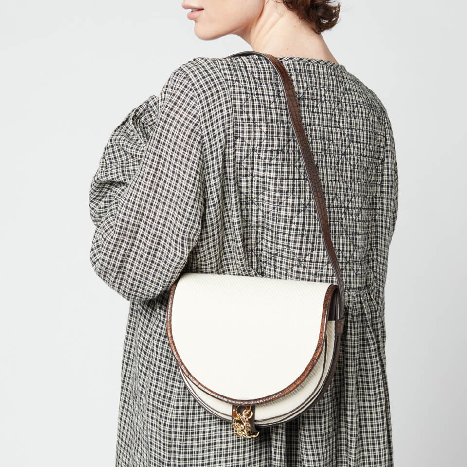 See by Chloé Women's Recycled Mara Canvas Shoulder Bag - Cement Beige