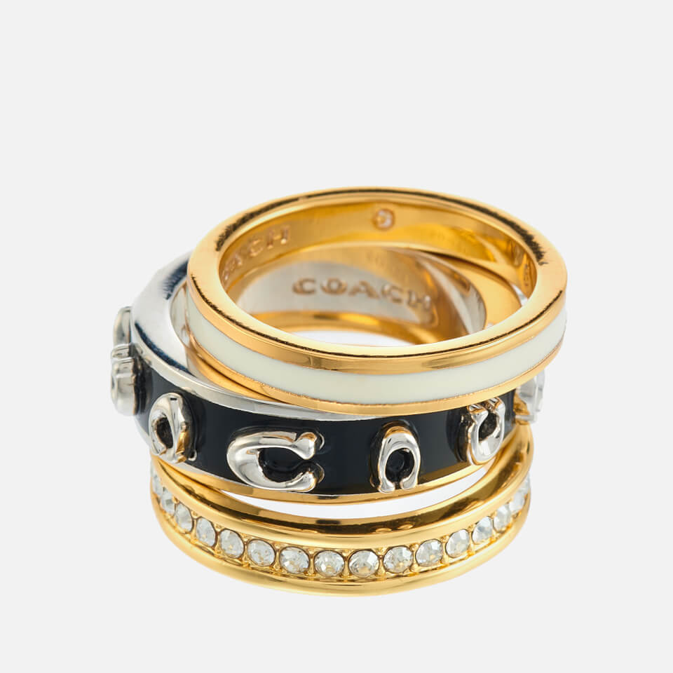 Coach sale stackable rings