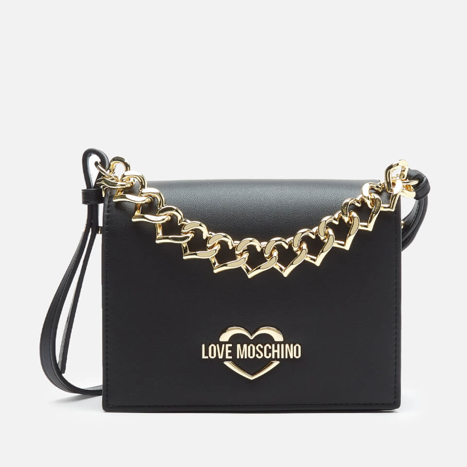 Love Moschino Women's Chain Cross Body Bag - Black