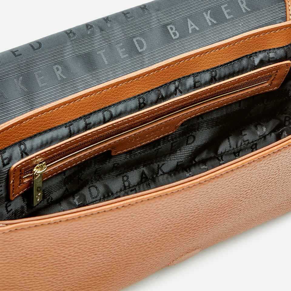 Ted Baker Women's Ammie Branded Webbing Strap Box Shoulder Bag - Brown