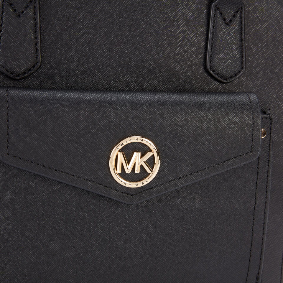 MICHAEL Michael Kors Women's Joey Md Pocket Tote Bag - Black