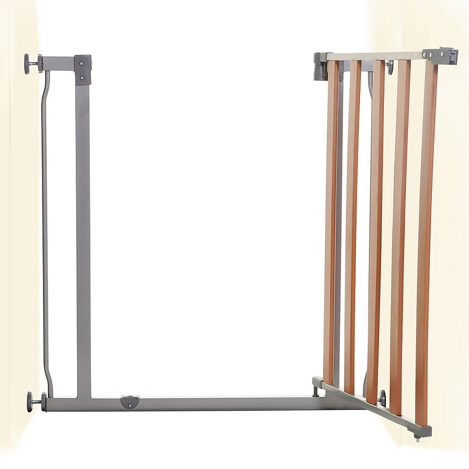 Dreambaby® Cosmopolitan Wood and Metal Safety Gate - Pressure Mounted