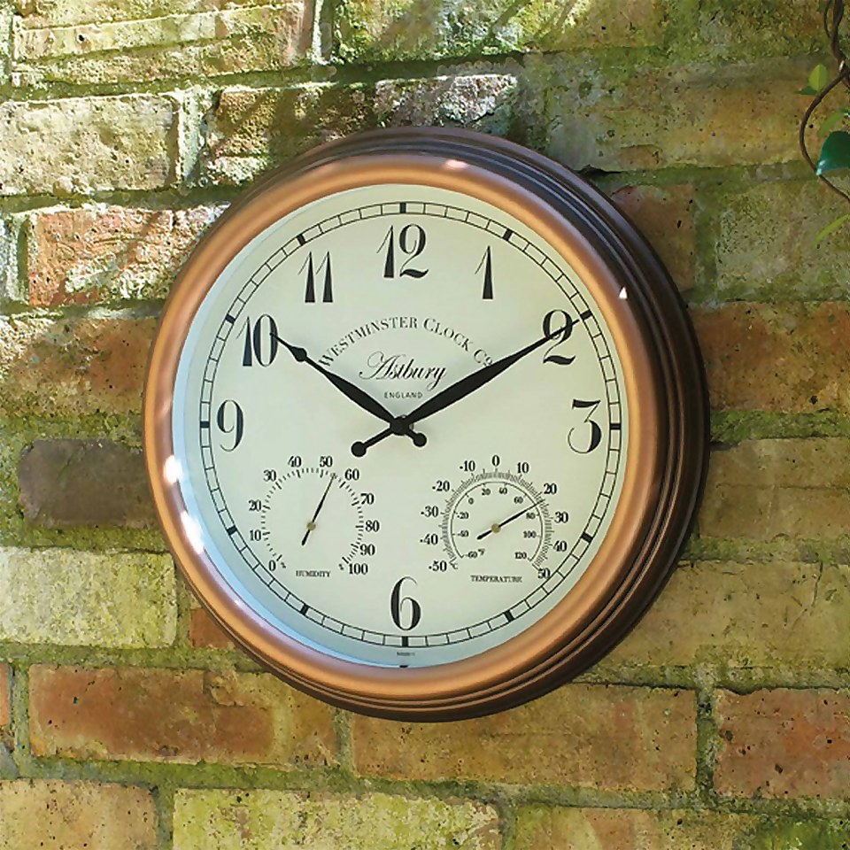 Astbury & Bickerton Display Garden Wall Clock Homebase