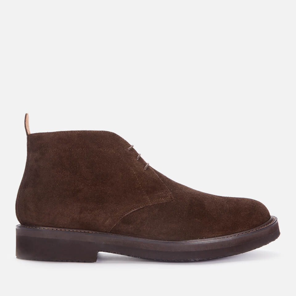 Grenson Men s Clement Suede Desert Boots Peat Allsole
