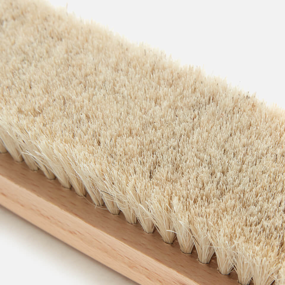Grenson Large Beachwood Horsehair Brush - Beige