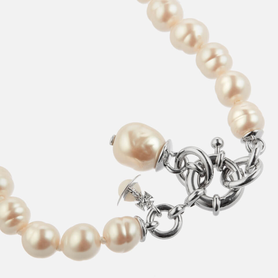 Vivienne Westwood Women's Marella Necklace - Rhodium Pearl
