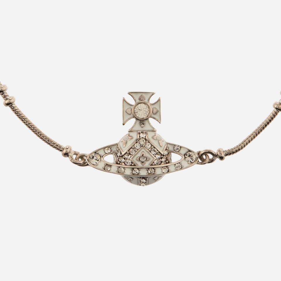 Vivienne Westwood Women's Beryl Bas Relief Bracelet - RhodiumCrystal
