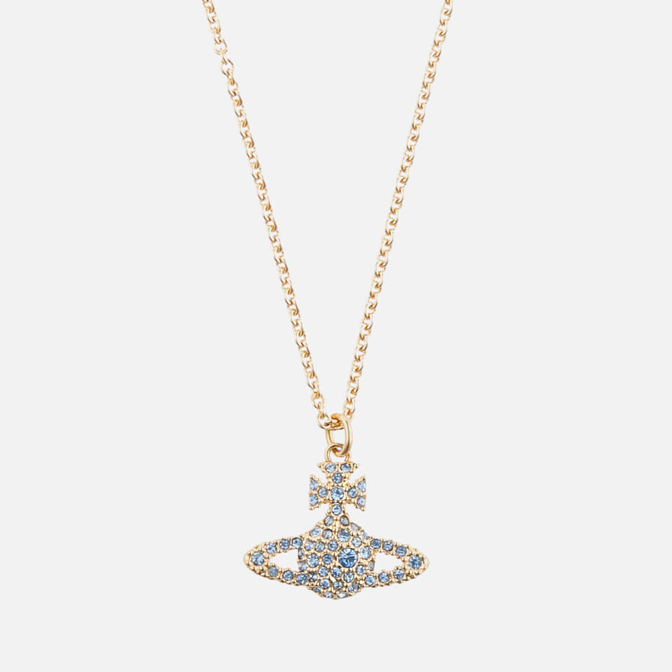 Grace Small Pendant Necklace in platinum-crystal | Vivienne Westwood®