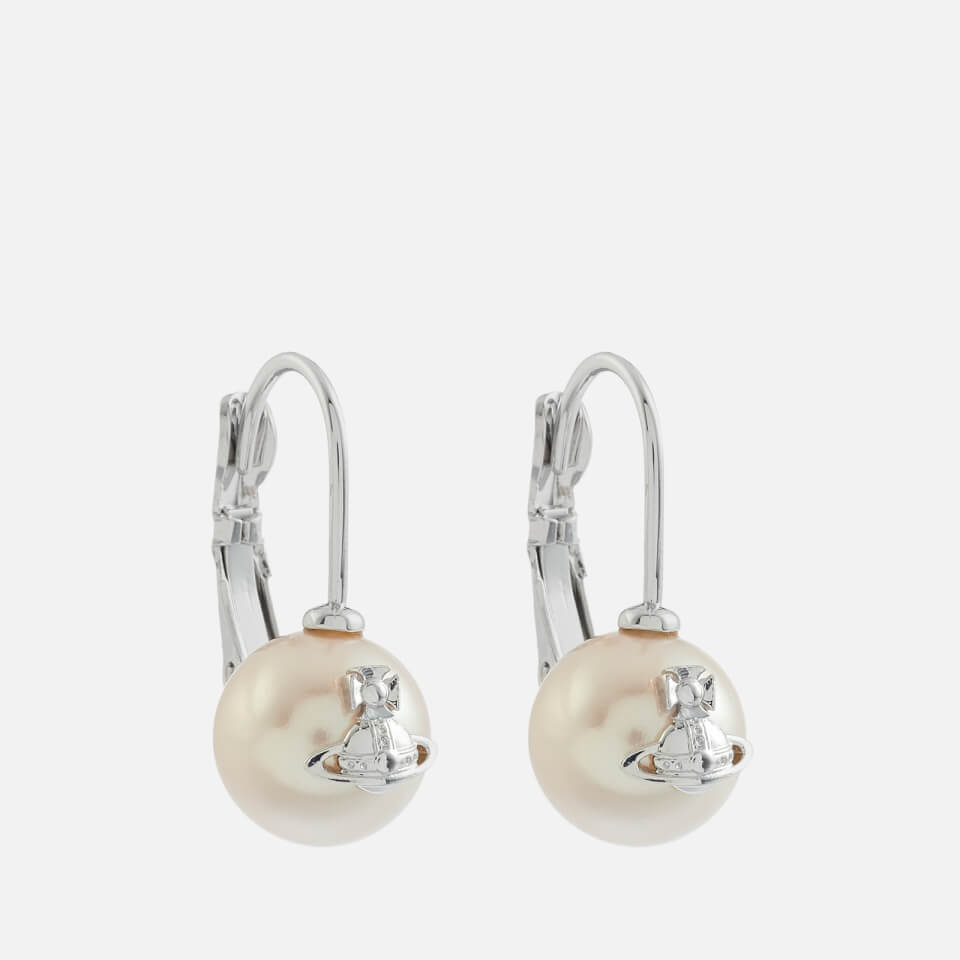 Vivienne Westwood Women's Gia Drop Earrings - Rhodium Creamrose