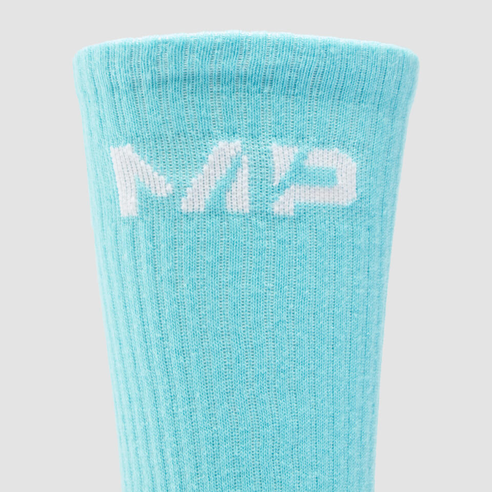 MP Women's Crayola Crew Socks (2 Pack) - Vivid Violet/Aquamarine