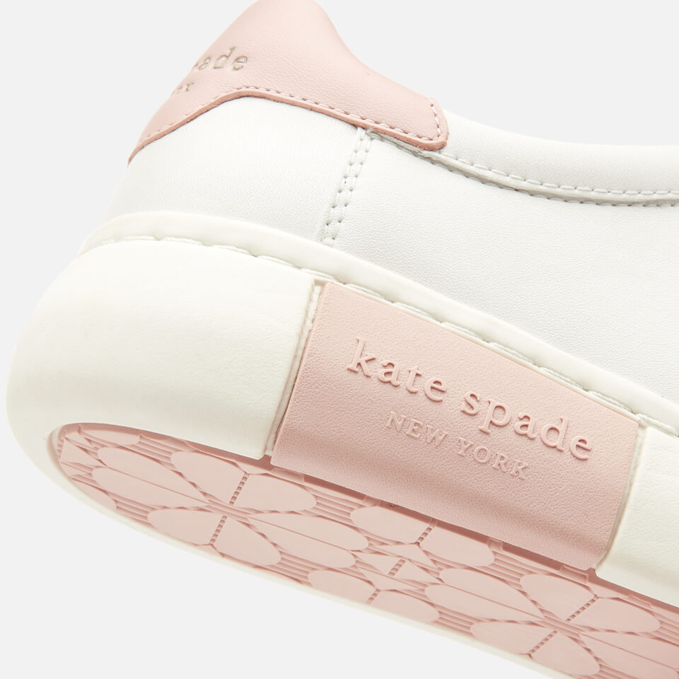 Kate Spade New York Women's Lift Leather Flatform Trainers