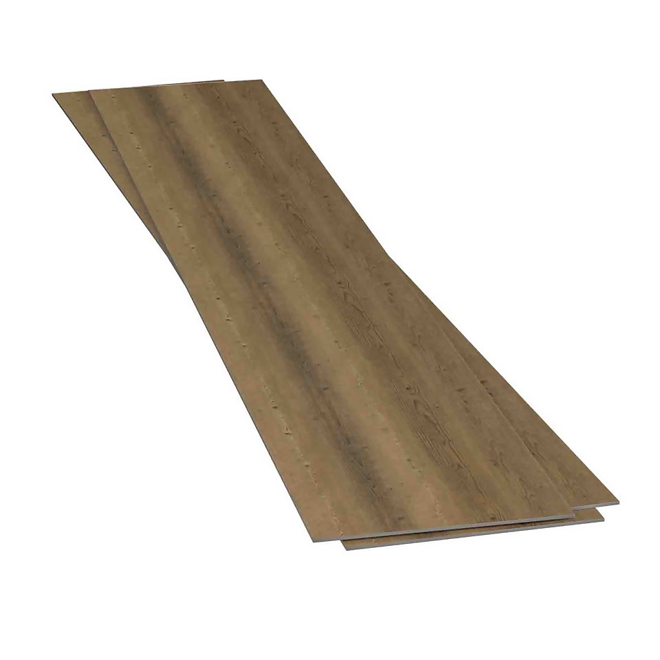 Plancs Walnut 91 x 15cm Self-Adhesive Vinyl Floor Plank 8 Piece Pack - 1.11 sqm