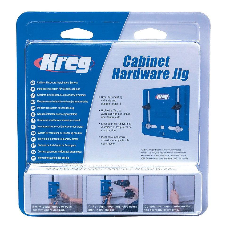Kreg KHI-PULL-INT  Cabinet Hardware Jig