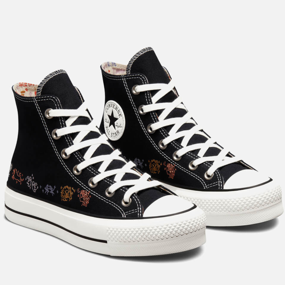 Converse all sales stars zwart platform