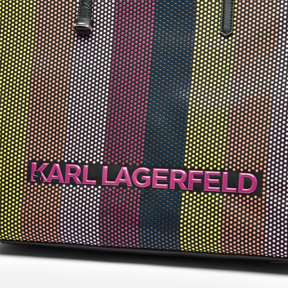 KARL LAGERFELD Women's K/Skuare Large Biarritz Tote Bag - Multi