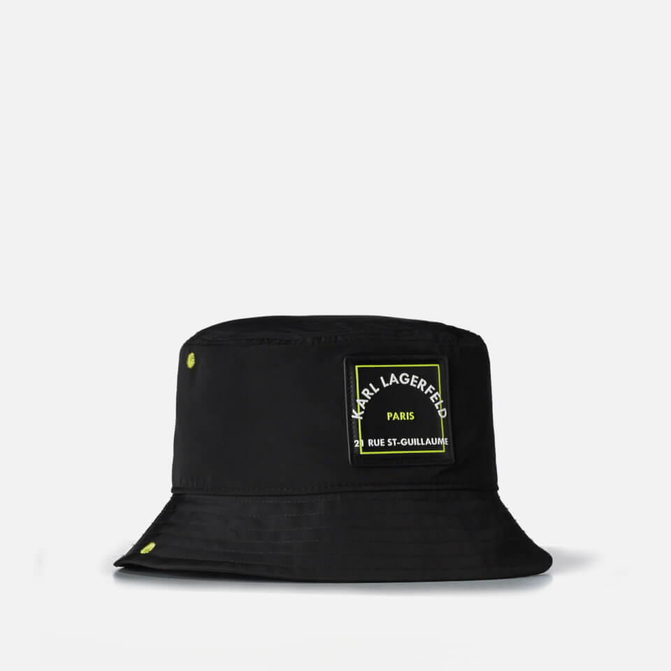 KARL LAGERFELD Women's Rsg Patch Bucket Hat - Black