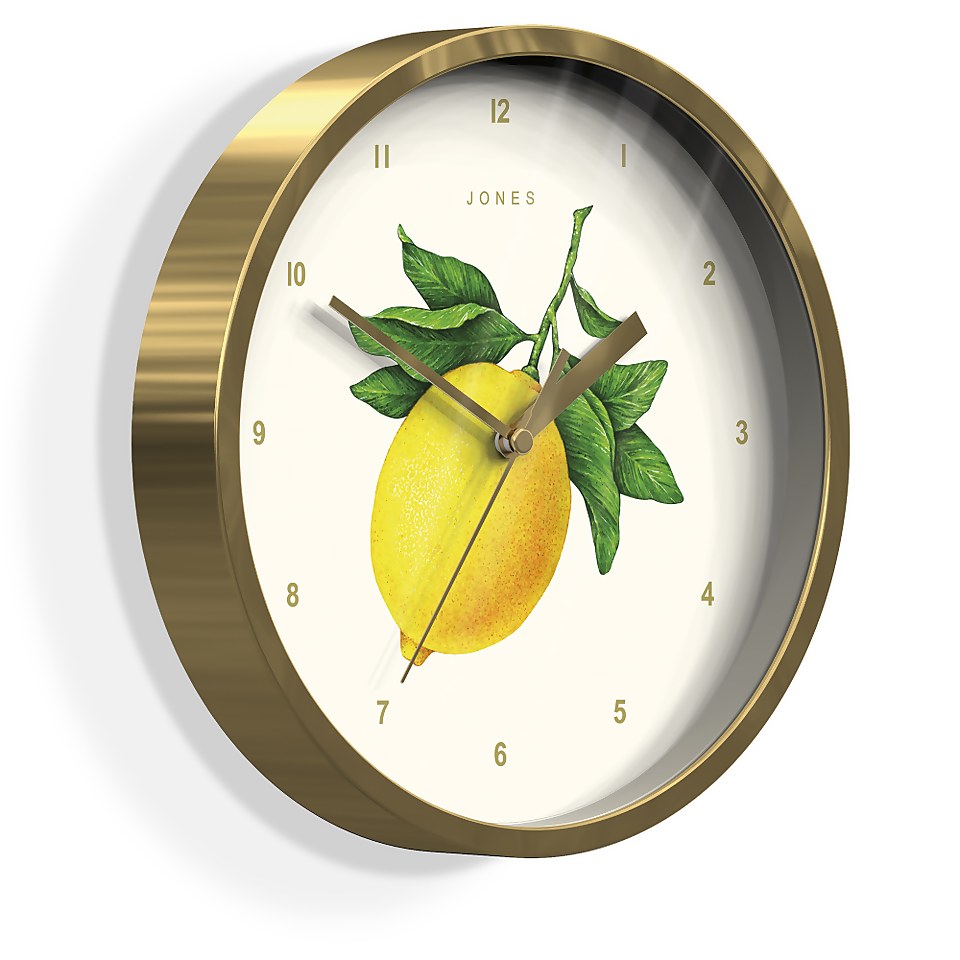 Jones Spin Lemon Clock Homebase