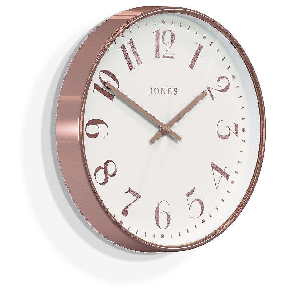 Jones Penny Wall Clock Copper Homebase