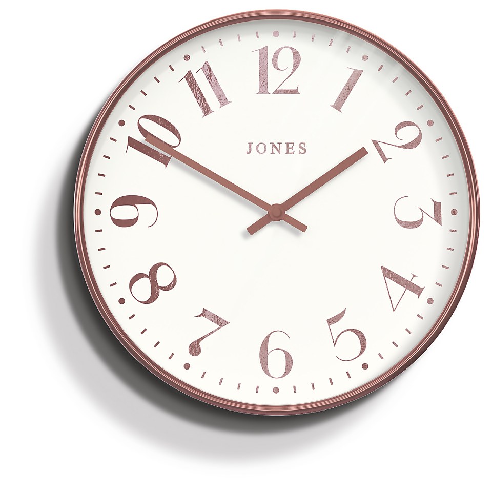 Jones Penny Wall Clock Copper Homebase