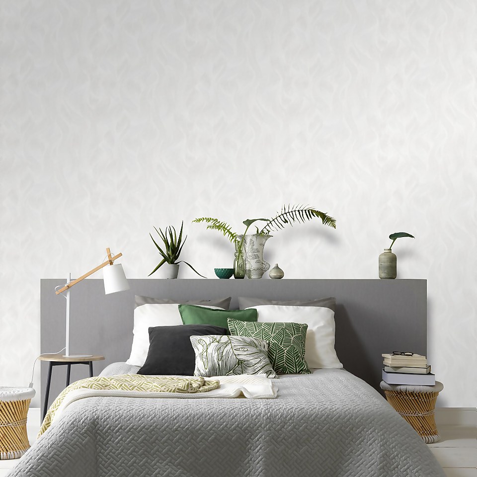 Elle Decoration Wave Grey Wallpaper