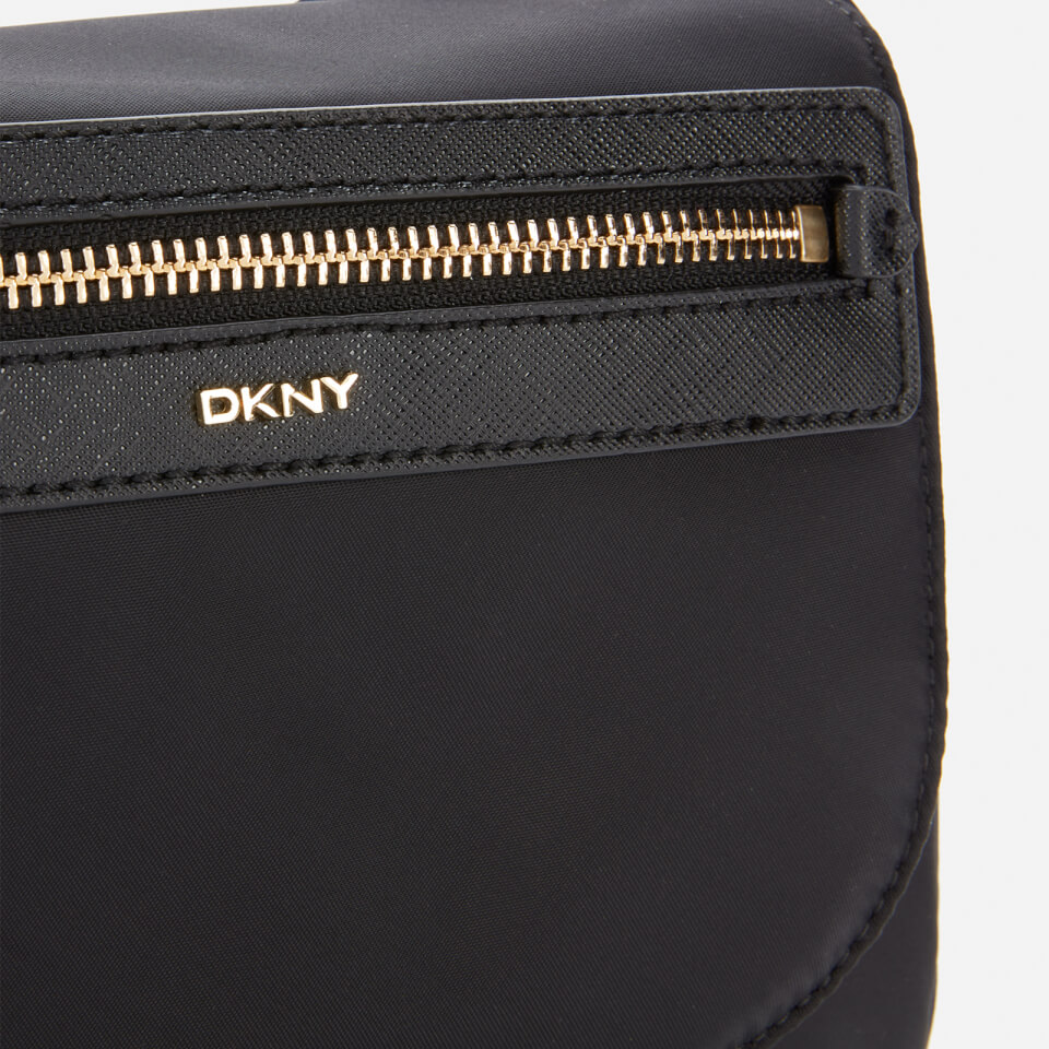 DKNY Women's Cora Nylon Cross Body Bag - Black