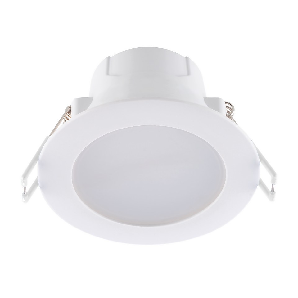 7W Dimmable Tri-Colour Pack of 10 LED Downlights