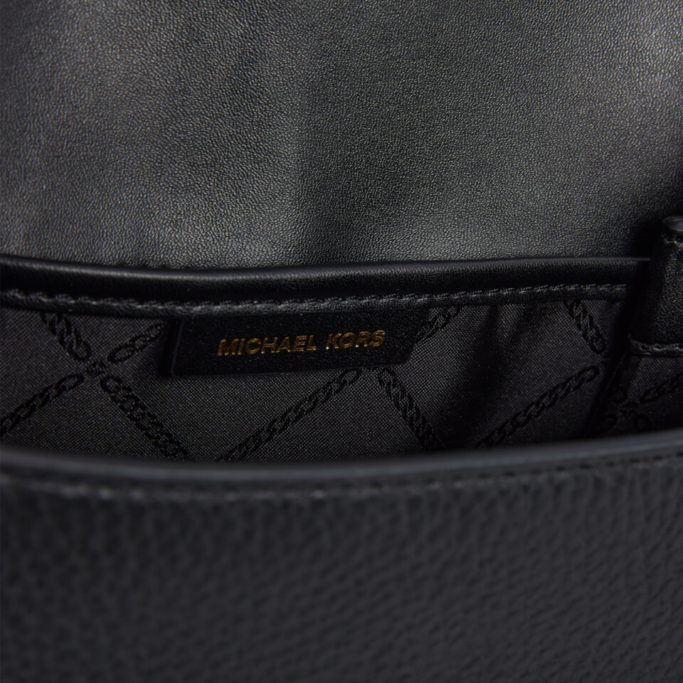 MICHAEL Michael Kors Women's Izzy Saddle Cross Body Bag - Black