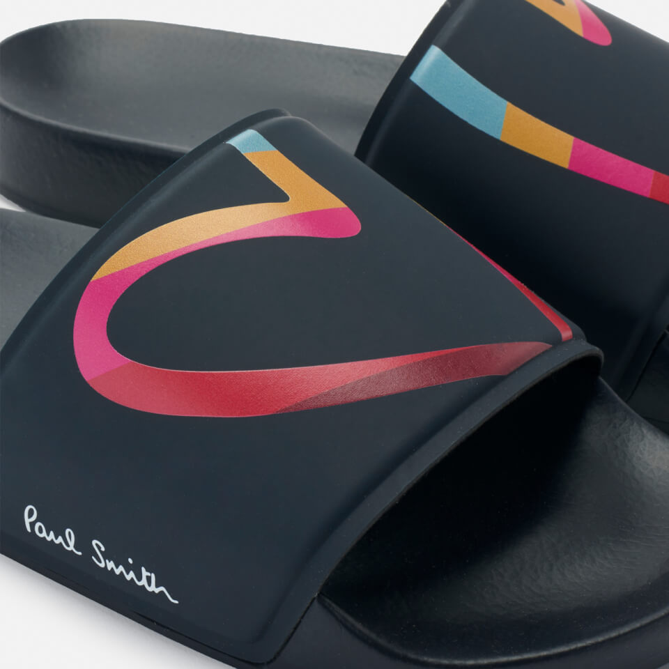 Paul Smith Women's Summit Slide Sandals - Navy Heart Print