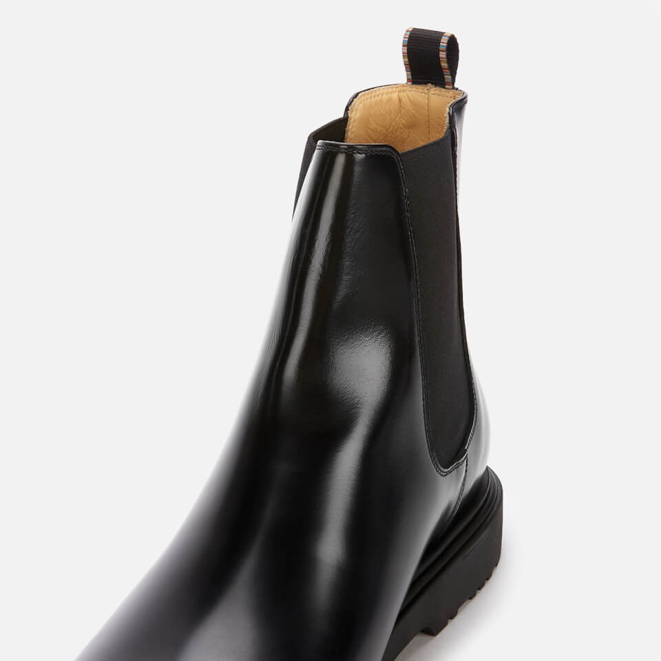 Hilse Gutter køre Paul Smith Men's Lambert Leather Chelsea Boots - Black | Worldwide Delivery  | Allsole