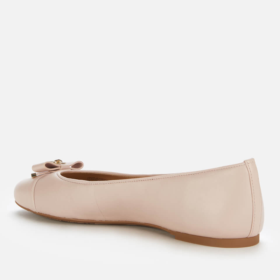 MICHAEL Michael Kors Women s Alice Leather Ballet Flats Soft Pink UK 3 Allsole