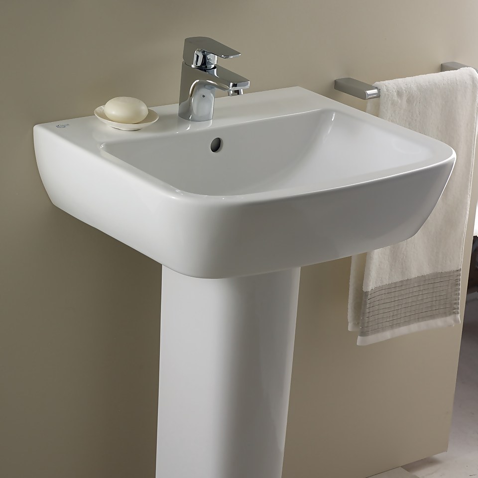 Ideal Standard Tempo 500mm Basin and Full Pedestal Pack