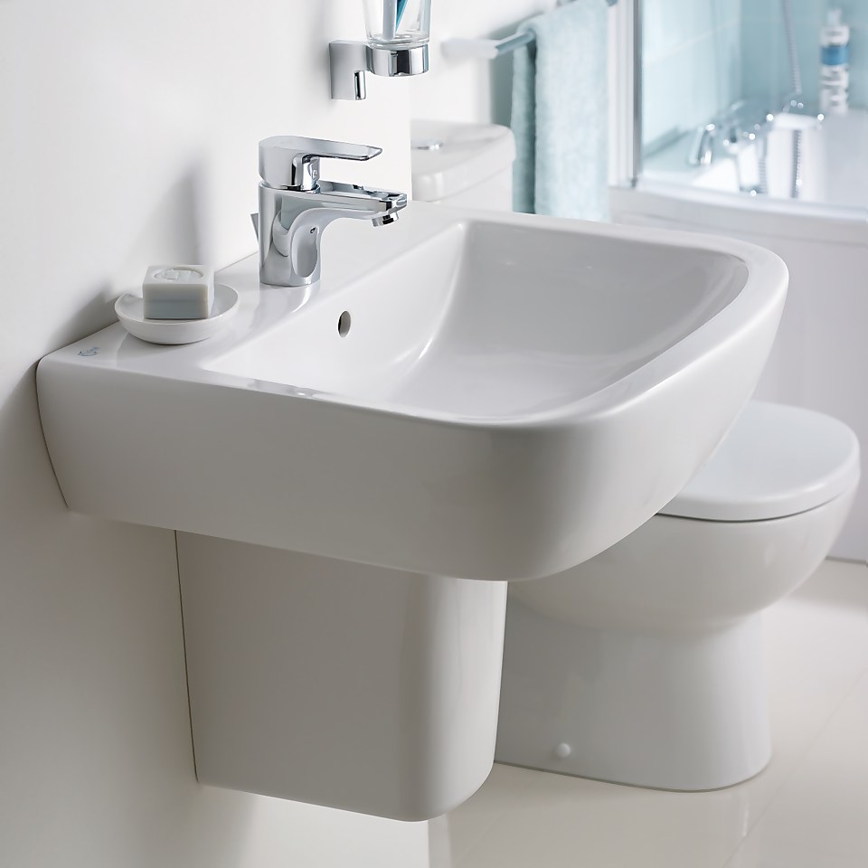 Ideal Standard Tempo 550mm Basin and Semi Pedestal Pack